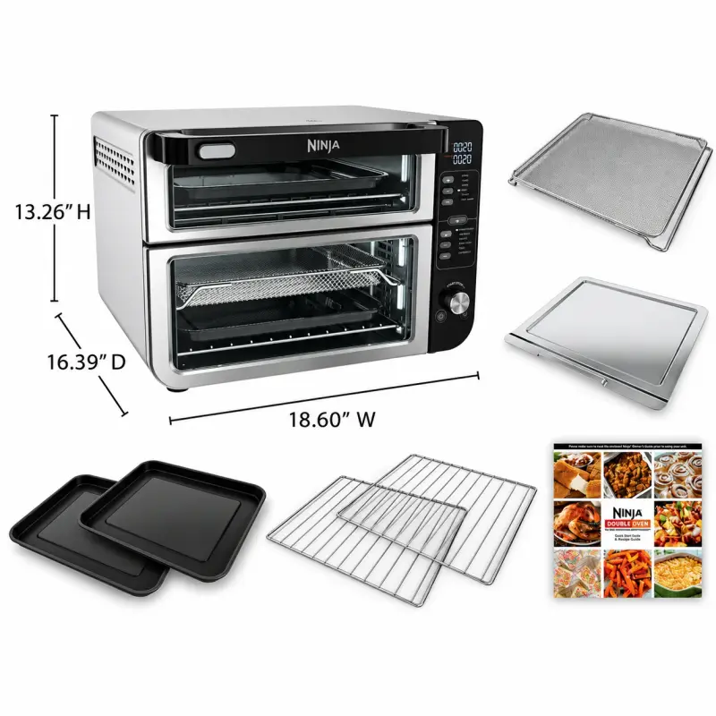 HORNO DOBLE 12-EN-1 NINJA CON FLEXDOOR DCT401